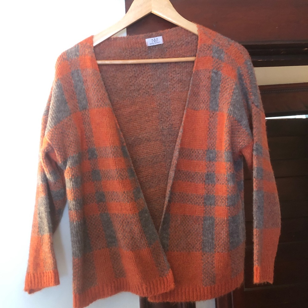 Nina Murati made in Italy plaid sweater - Sz M/L